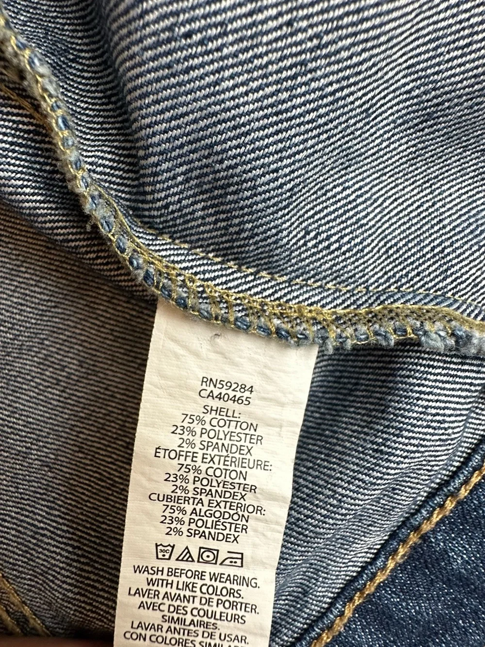 The Children's Place Indigo Blue Denim Jacket - Girls